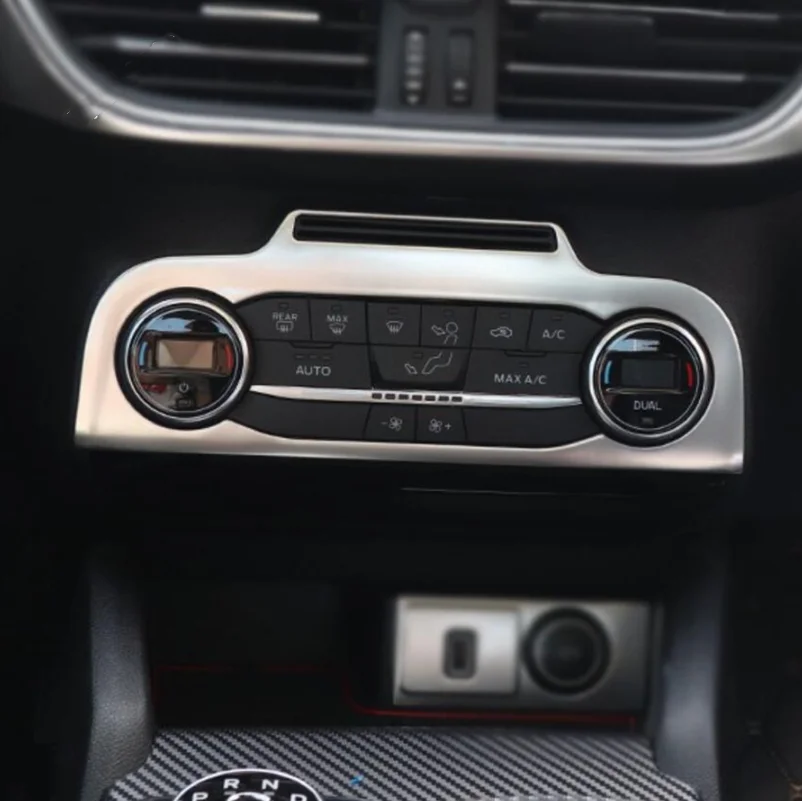Для Ford Focus MK4 2019-2022 Аксессуары Рамка регулировки кондиционера LHD Для укладки интерьера, накладка для розетки переменного тока, вентиляционная рамка