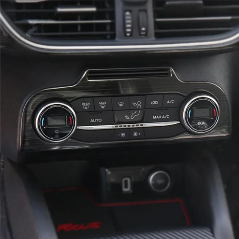 Для Ford Focus MK4 2019-2022 Аксессуары Рамка регулировки кондиционера LHD Для укладки интерьера, накладка для розетки переменного тока, вентиляционная рамка