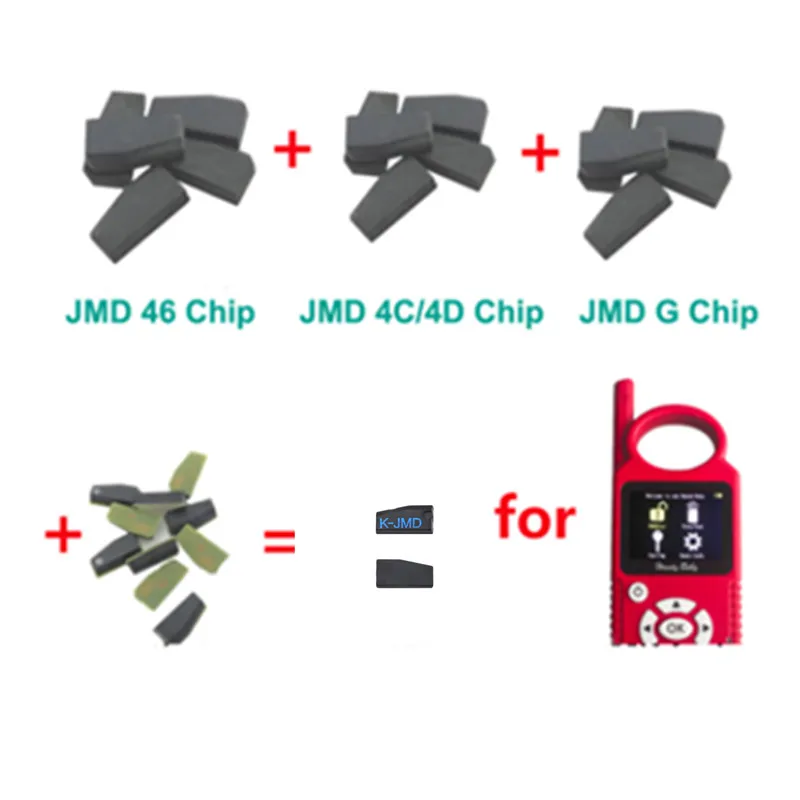 Оригинальный JMD Blue King chip Red Super Chip JMD Автомобильный Ключ-Транспондер для CBAY Handy Baby Key Copier для клонирования чипа 46/4C/4D/G/48