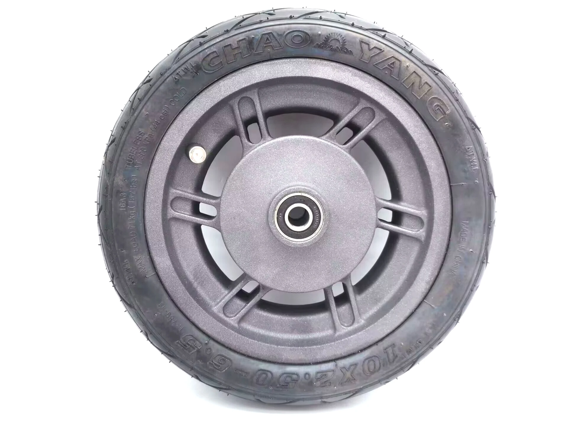 Надувное переднее колесо в сборе 10x2.50- 6.5 для умного электрического скутера Inmotion S1 Переднее колесо INMOTION с аксессуарами для шин