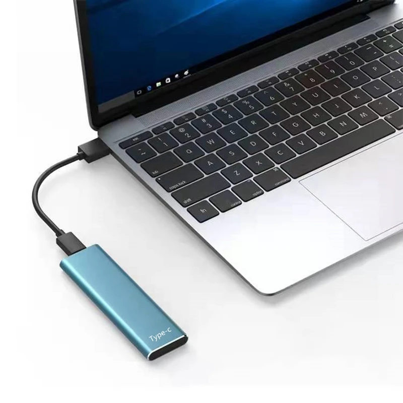 Высокоскоростной мобильный твердотельный накопитель USB3.1 Твердотельный накопитель емкостью 2 ТБ Внешний жесткий диск Портативный жесткий диск