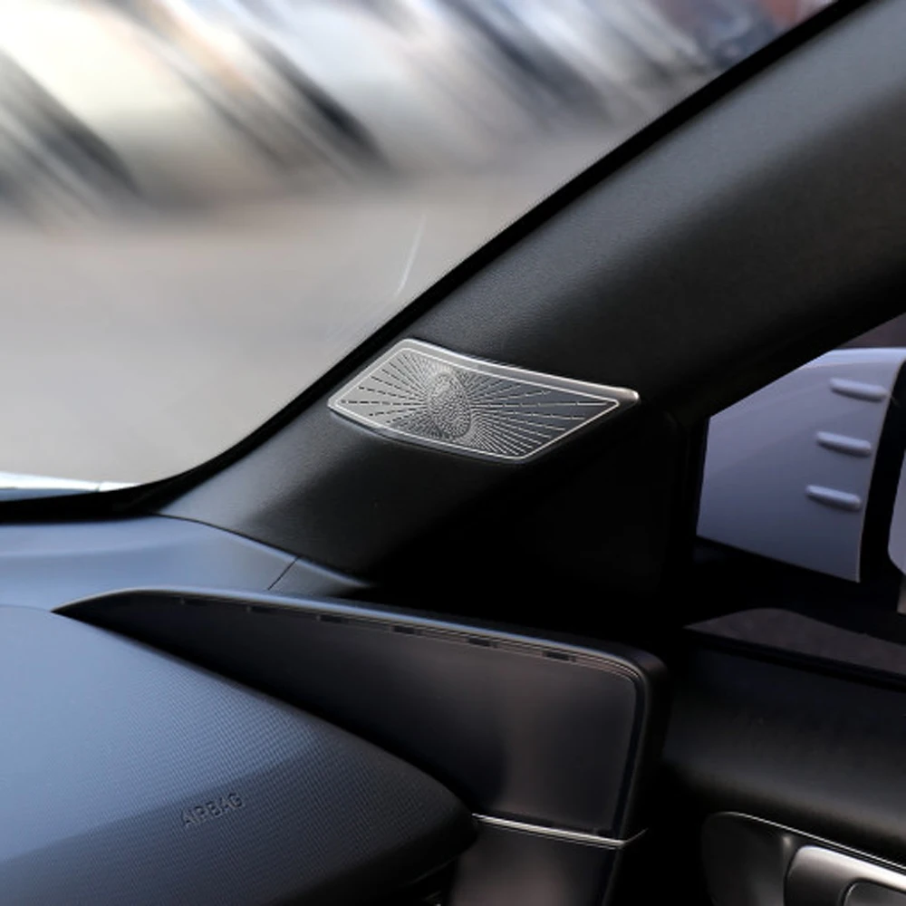 Для Hyundai Ionip 6 Внутренняя передняя стойка Аудио динамик Рожок Сетка накладка наклейка Авто молдинги 2шт