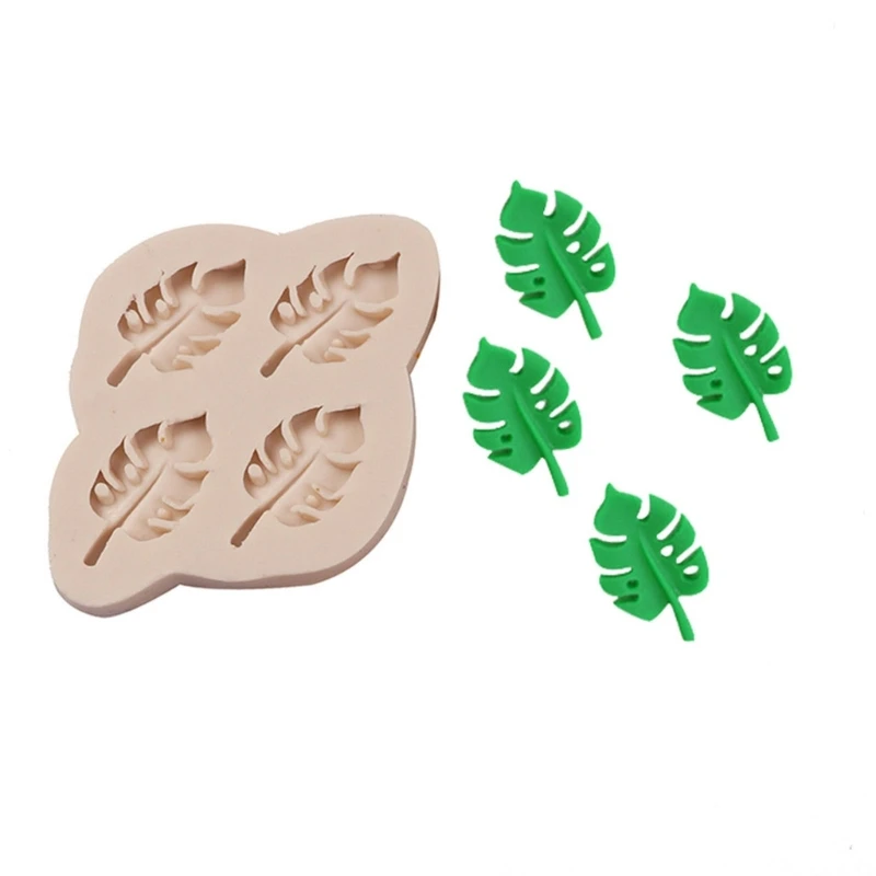 Силиконовые формы для шоколада Ginkgos Bilobas, черепахи, Четырехлистный клевер, конфеты