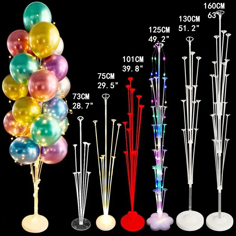 1/2 комплекта воздушных шаров, подставка для колонны, Держатель для свадьбы, Дня рождения, украшения для вечеринок для детей, воздушные шары для душа Ид