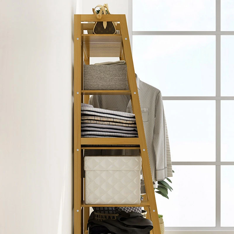 Стоячая вешалка для одежды Деревянный шкаф для одежды в прихожей Вешалка для одежды Система гардеробной Органайзер для мебели для дома Perchero Storag