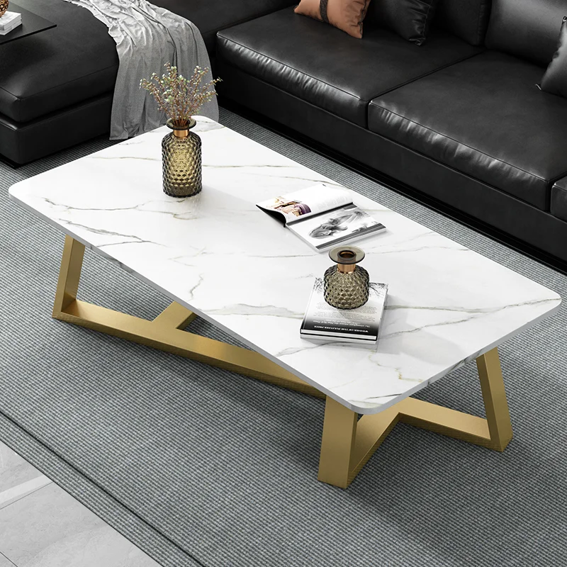 Журнальные столики роскошного дизайна в гостиной Маленький Современный Мраморный Металлический Узкий обеденный стол Nordic Kaffee Tisch Table Salon