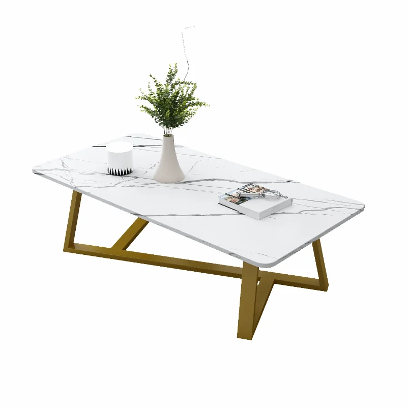 Журнальные столики роскошного дизайна в гостиной Маленький Современный Мраморный Металлический Узкий обеденный стол Nordic Kaffee Tisch Table Salon