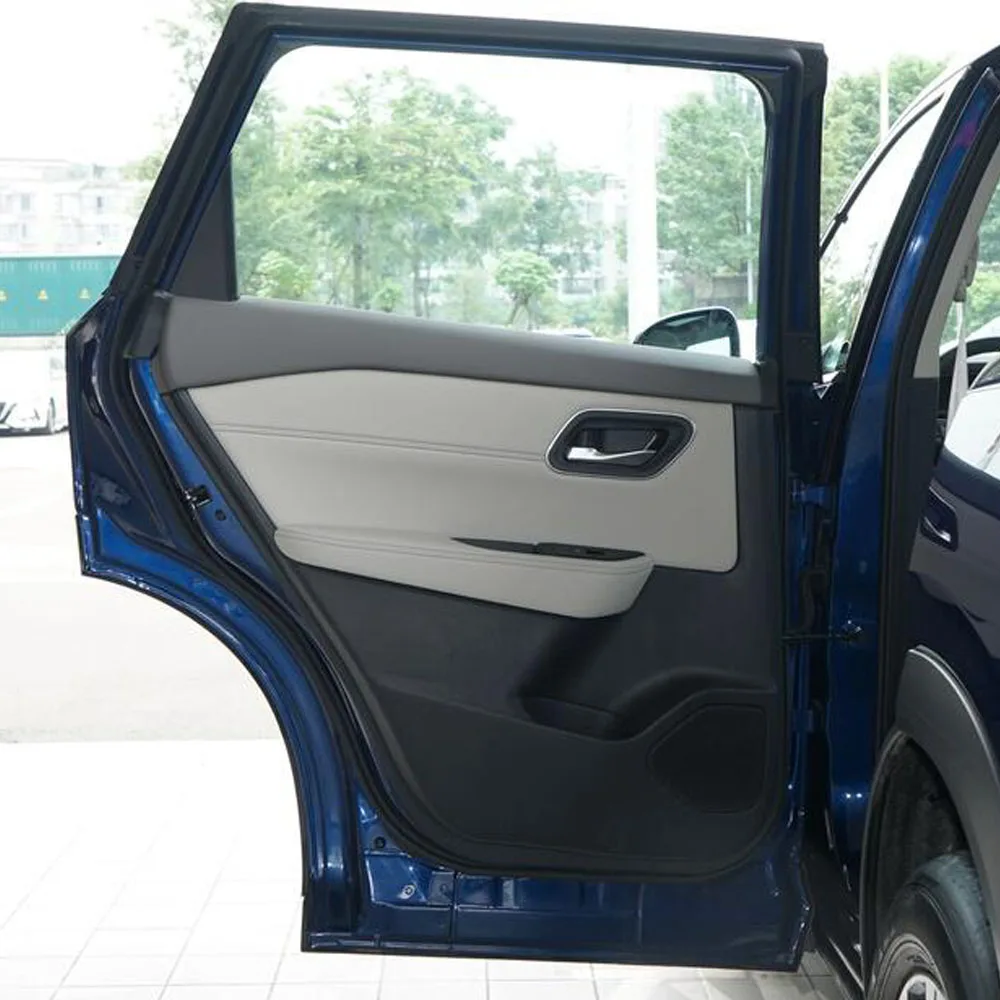 Для Nissan X-trail Xtrail Rogue 2021 2022 2023 Задняя Дверь Автомобиля Из Углеродного Волокна Стойка Треугольная Накладка Внутренние Аксессуары 2шт
