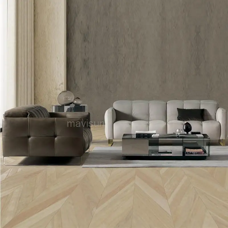 Современный скандинавский салон с длинным креслом и диваном, Комбинированный Электрический Многофункциональный диван, Простая Офисная мебель для дома, гостиной, спальни