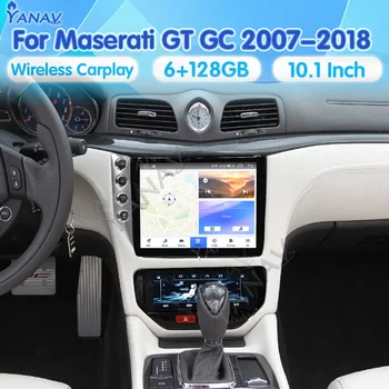 10,1-Дюймовый Автомобильный Радиоприемник Для Maserati Grantismo GT GC 2007-2018 128 ГБ Android Auto Stereo Multimedia Playe GPS Навигационное Головное Устройство