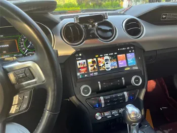 10,25 Дюймов 6 + 128 Г Android 12 QLED Для Ford Mustang 6 VI S550 2014-2021 Автомобильный Радио Мультимедийный Видеоплеер Навигация стерео GP