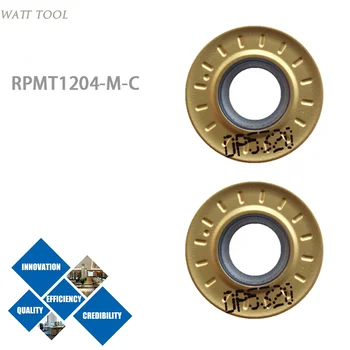10шт RPMT1204-M-C RPMW1003MO Вставки из цементированного карбида и металлокерамики Общие токарные вставки