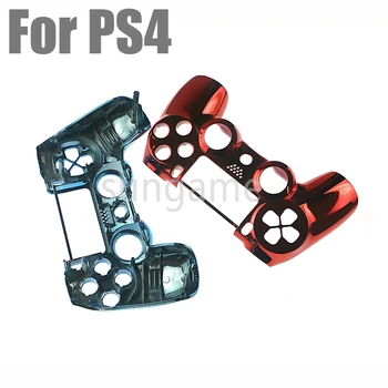 10шт Позолоченный верхний передний чехол для Playstation 4 PS4 Замена кожи контроллера