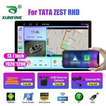 13,1-дюймовое автомобильное радио для TATA ZEST RHD, автомобильный DVD, GPS-навигация, стерео, Carplay, 2 Din, Центральная мультимедиа, Android Auto