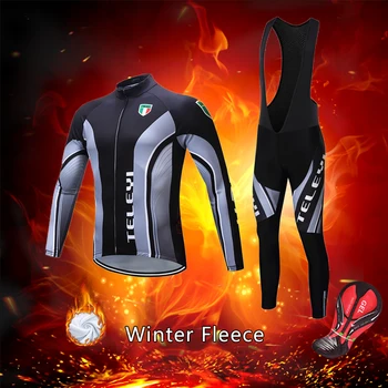 2023 Мужская зимняя велосипедная одежда из теплого флиса, ретро-платье, теплый комплект из джерси для шоссейного велосипеда, мужская велосипедная одежда, форма MTB, платье