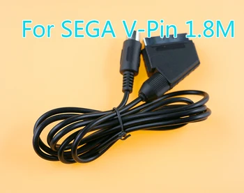 20шт V-контактный Scart-Кабель 1,8 М Сменный Кабель Для Sega Megadrive 1 Genesis 1 Master System 1 RGB AV Scart-Кабель