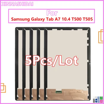5 шт./лот для Samsung Galaxy Tab A7 10.4 (2020) SM-T500 T505 T500 ЖК-дисплей Сенсорный Стеклянный Экран Дигитайзер В сборе