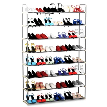 8-Уровневые Вертикальные шкафы для обуви Somerset, Органайзер для хранения обуви на 48 пар