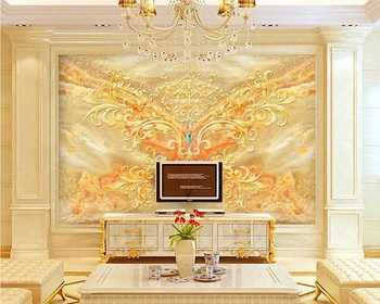 beibehang Пользовательские обои 3D Европейский роскошный мраморный узор гостиная ТВ фон стены royal fly papel de parede обои