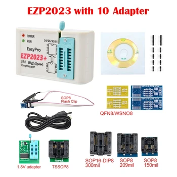 EZP2023 + Высокоскоростной программатор SPI FLASH EZP2023 Поддержка USB-компилятора 24/25/93/95 EEPROM 25 Flash Bios-чип