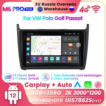 NaviFly M6 Pro Plus Автомобильное Авторадио Стерео Видеоплеер Интеллектуальная Система Для Volkswagen VW Golf 6 2008-2016 Беспроводной Carplay GPS