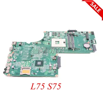 NOKOTION A000243940 DA0BD5MB8D0 Материнская Плата Для ноутбука Toshiba Satellite L75 S75 HM77 UMA DDR3 Основная плата