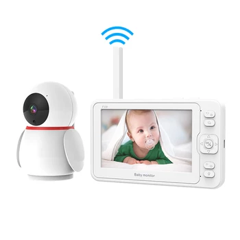 Tuya Внутренняя мини-умная камера ночного видения для наблюдения за ребенком с разрешением 1080P, Температурный сигнализатор, Видеоняня