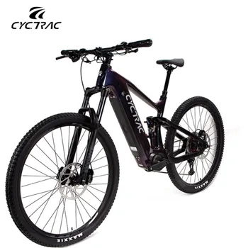 TWITTER EM10 12S электрический горный велосипед с полной подвеской из углеродного волокна мощностью 250 Вт Bafang M510motor с гидравлическим подседельным штырем с дистанционным управлением