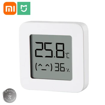 XIAOMI Mijia Bluetooth-совместимый термометр 2 Беспроводных интеллектуальных электрических цифровых датчика температуры и влажности Работает с приложением Mijia