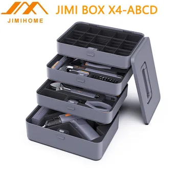 Youpin JIMI BOX X4-ABCD Комбинированный Ящик для инструментов для дома, набор для хранения электроаксессуаров, набор инструментов для ремонта дома, ручной инструмент