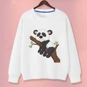 Базовый слой Толстовка с рисунком панды, свитер с капюшоном, Розовая верхняя одежда для девочек, Детская толстовка оптом 2 3 4 5 6 7- Годовалый