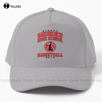Баскетбол для средней школы Шохоку (вариант) Классическая бейсбольная кепка Slam-Dunk, рыболовные шапки для женщин, хлопковые джинсовые кепки Harajuku Funny