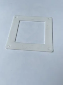 Белая силиконовая прокладка пищевого качества квадратная, цельная, изготовленная на заказ, силиконовая резина для фланцевых клапанов