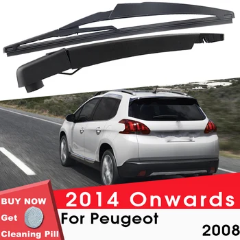 Большинство автомобильных щеток для рычагов стеклоочистителя заднего стекла для Peugeot 2008 2014 и далее, автостайлинг ветрового стекла хэтчбека