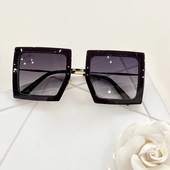 Высококачественные летние квадратные солнцезащитные очки 2023 года, новые модные