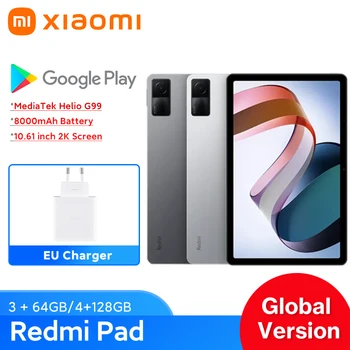 Глобальная версия Xiaomi Redmi Pad 64 ГБ / 128 ГБ ROM Планшеты 90 Гц 10,61 