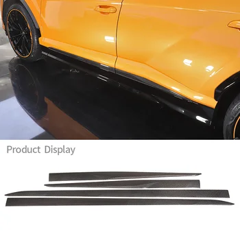 Для Lamborghini URUS 2018-2021 Настоящие карбоновые накладки на боковую отделку двери автомобиля и кузова Внешние Аксессуары для модификации