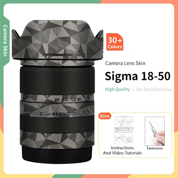 Для Sigma 18-50 мм sony fujifilm skin 18-50 мм F2.8 DC DN Для Sony E-Mount И Fuji X-Mount More Colors Lens Skin