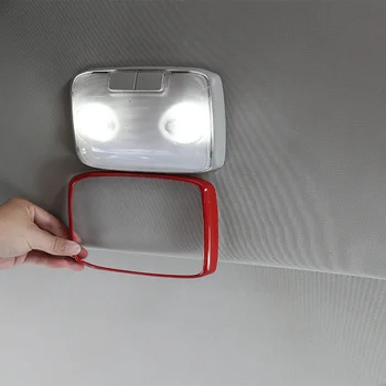 Для Toyota Tundra 2014-2021 ABS Хромированная задняя крыша Лампа для чтения Накладка на рамку Наклейка на крышку Автомобильные аксессуары