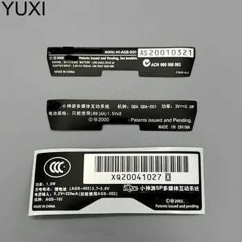 Игровая консоль YUXI 1ШТ Новые Наклейки на Заднюю панель Замена для Gameboy Advance GBA GBA SP Игровая Консоль для IQUE GBA IQUE GBA SP