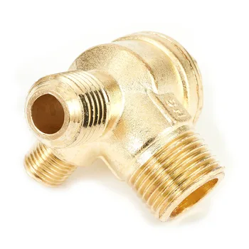 Инструментальный обратный клапан Соединитель обратного клапана из цинкового сплава Прочный для воздушного компрессора Высококачественный мужской практичный совершенно новый