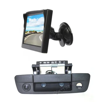 Камера заднего вида Vardsafe VS452S и монитор заднего вида на присоске для пикапа Dodge Ram 1500 2500 3500 (2009-2018)