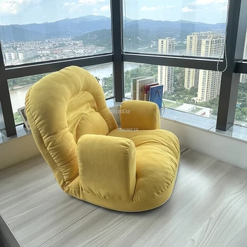 Китайские креативные диваны для гостиной, Мебель для гостиной для отдыха, Ленивый диван, Спальня, Балкон, Регулируемая спинка Односпального дивана-кресла