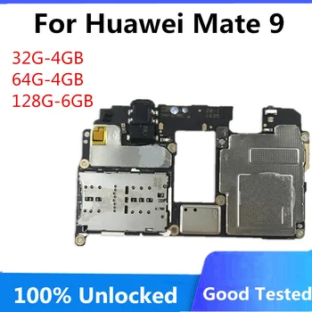 Логическая плата Для материнской платы Huawei Mate 9 Оригинальная Разблокированная Материнская плата Для Huawei Mate 9 С Системой Android 32 гб 64 гб 128 гб