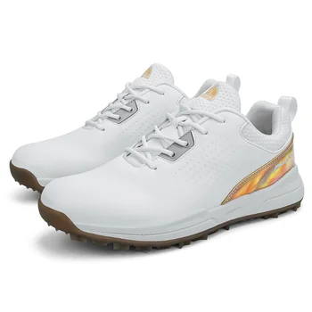 Новая мужская обувь для гольфа, роскошная одежда для гольфа, мужские Роскошные кроссовки для игроков в гольф, Удобная обувь для ходьбы