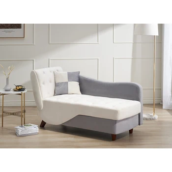 Новый дизайн односпального дивана-кровати для хранения вещей с одной двойной подушкой из цветного блока ， Мебель для интерьера гостиной, спальни