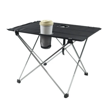 Портативный складной стол для барбекю на открытом воздухе, для пикника, для кемпинга, для барбекю на открытом воздухе, стол из алюминиевого сплава