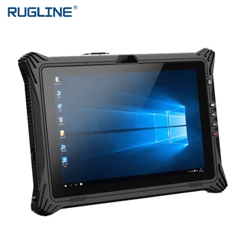 Промышленный планшетный ПК RUGLINE 10,1 дюймов WIFI 4G 8G/16G RAM 128G/256G ROM 1D 2D Сканер штрих-кода Прочный планшет