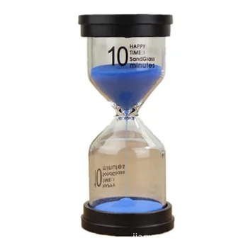 * Распродажа * 10/15 минут Песочные часы с синим песком Часы с таймером Песочные часы