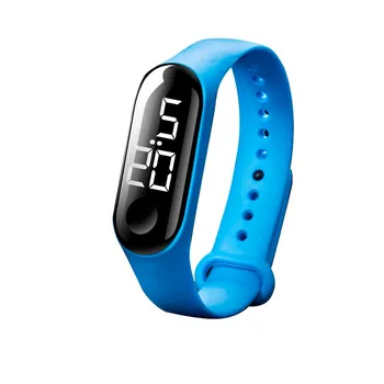 Светодиодные электронные спортивные часы со световым датчиком, Цифровые часы для мужчин и женщин, Водонепроницаемые сенсорные наручные часы, Подарок montre femme # E